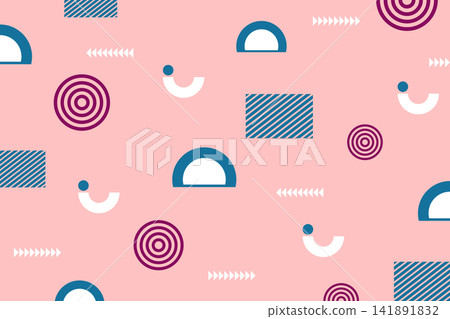 Abstract geometric background. Abstract background vintage style design for background, wallpaper, art, card, cover paper, wrapping paper, Interior decoration Abstract geometric background. Abstract background vintage style design for background, wallpaper, art, card, cover paper, wrapping paper, Interior decoration 141891832