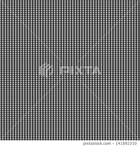 Vector abstract monochrome display texture minimal background. Seamless geometric vertical pixel matrix pattern with LED screen structure, digital electronic grid, modern technology backdrop Vector abstract monochrome display texture minimal background. Seamless geometric vertical pixel matrix pattern with LED screen structure, digital electronic grid, modern technology backdrop 141892310