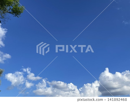 Summer blue sky and clouds 1 Summer blue sky and clouds 1 141892468