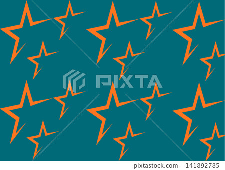 seamless pattern with hand drawn colored stars seamless pattern with hand drawn colored stars 141892785