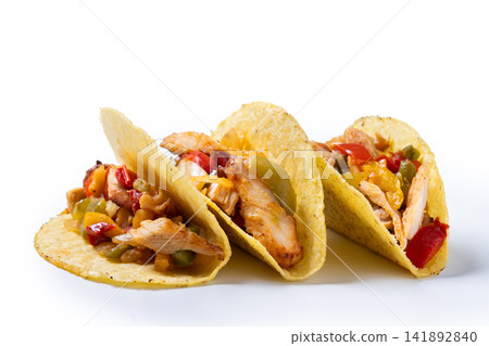 Mexican chicken tacos Mexican chicken tacos 141892840