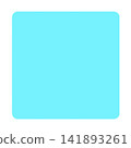 A simple light blue square shape with rounded corners, suitable for use as an icon or background base. A simple light blue square shape with rounded corners, suitable for use as an icon or background base. 141893261