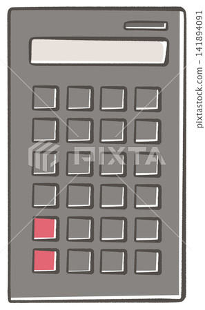 Illustration of a calculator Illustration of a calculator 141894091
