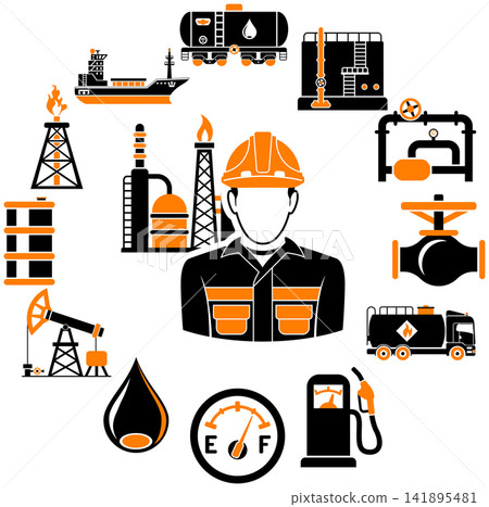Oil industry Concept Oil industry Concept 141895481