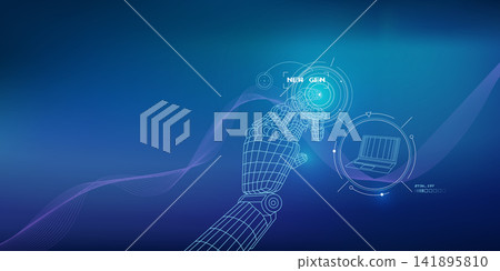 Cybernetic evolution, technology brings us closer to the world of AI Cybernetic evolution, technology brings us closer to the world of AI 141895810