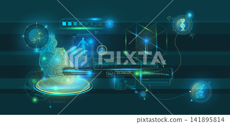 Virtual laboratory for the study of human health, human vital signs Virtual laboratory for the study of human health, human vital signs 141895814