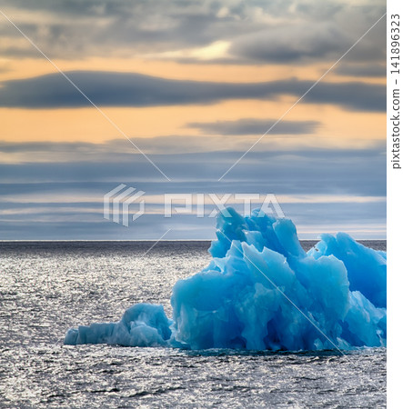 Arctic iceberg ice stock area Novaya Zemlya. Arctic iceberg ice stock area Novaya Zemlya. 141896323