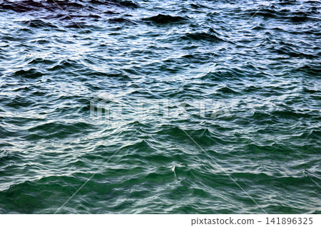 Mediterranean sea surface in September Mediterranean sea surface in September 141896325