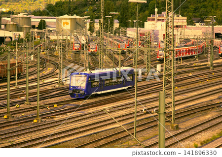 Modern high speed train Modern high speed train 141896330