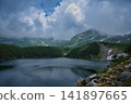 View of Mount Tateyama from Mikurigaike Pond in summer 141897665