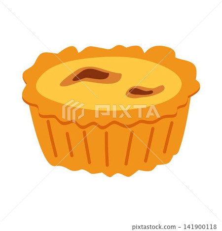 delicious egg custard tart with flaky golden pastry delicious egg custard tart with flaky golden pastry 141900118