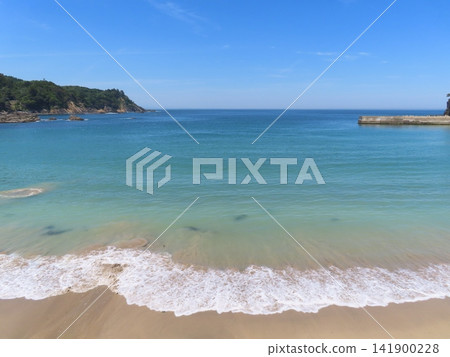 A view of Arahama Beach from a hilltop. A view of Arahama Beach from a hilltop. 141900228