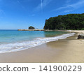 荒濱海灘的海灘景色 141900229