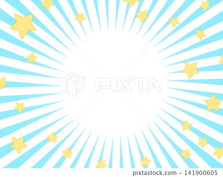 星形均勻分佈的藍色閃光 星形均勻分佈的藍色閃光 141900605
