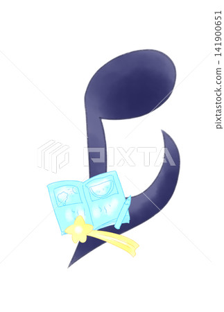 Musical notes with diary entries Musical notes with diary entries 141900651