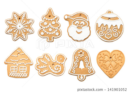 Christmas. Bakers create delightful cookies shaped like festive symbols for New Year 2027, PNG Christmas. Bakers create delightful cookies shaped like festive symbols for New Year 2027, PNG 141901052