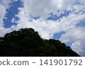 夏天的天空和白雲 141901792
