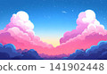 clouds on blue sky background 141902448