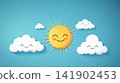 clouds on blue sky background 141902453