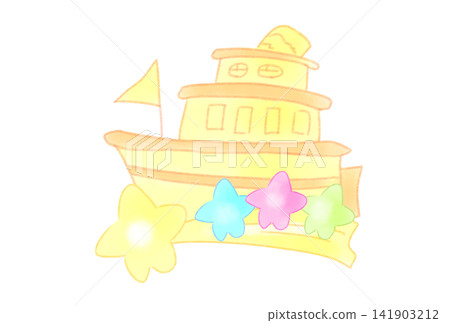 一艘漂浮在星海之上的客輪 141903212