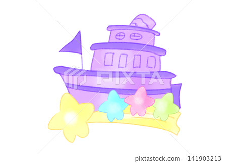 一艘漂浮在星海之上的客輪 一艘漂浮在星海之上的客輪 141903213