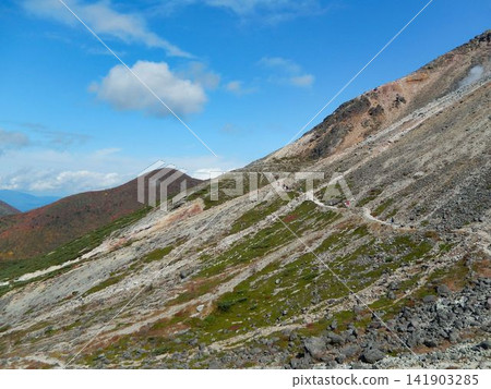 查烏蘇山的崎嶇岩壁和健行小徑 141903285