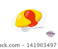 A nostalgic coffee shop menu item: Omurice (omelet rice) 141903497
