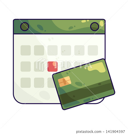 Illustration of Payment Date Illustration of Payment Date 141904397