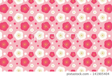 plum blossom background illustration plum blossom background illustration 141905404