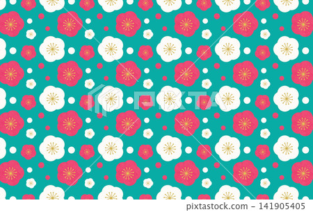 plum blossom background illustration plum blossom background illustration 141905405