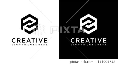 FB or BF initial letter logo design vector FB or BF initial letter logo design vector 141905758