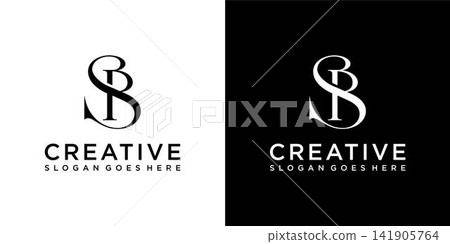SB or BS initial letter logo design vector template SB or BS initial letter logo design vector template 141905764