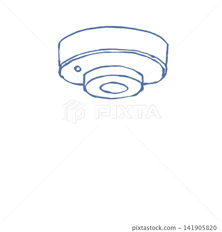 illustration of a fire alarm illustration of a fire alarm 141905820