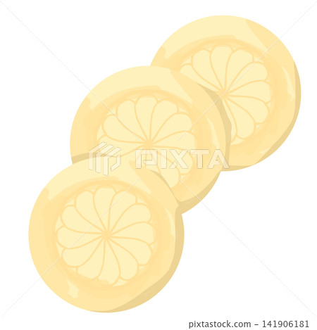 Indian Milk Peda Sweet Vector Illustration Indian Milk Peda Sweet Vector Illustration 141906181