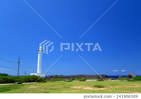 Zanpa Cape Lighthouse, the tallest lighthouse in Okinawa. Zanpa Cape Lighthouse, the tallest lighthouse in Okinawa. 141906389