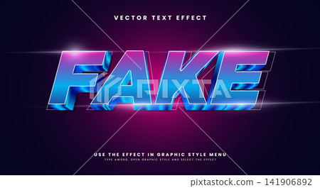 Fake 3D editable Text effect Template Fake 3D editable Text effect Template 141906892