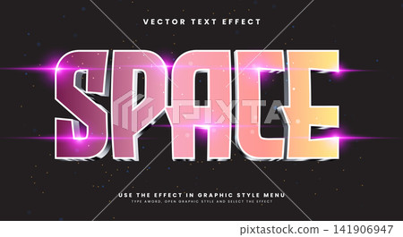 Space 3d editable text effect template Space 3d editable text effect template 141906947