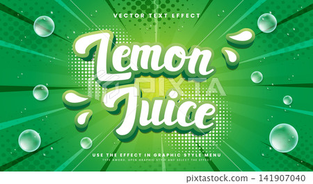 Lemon Juice liquid Style 3d editable text effect Template Lemon Juice liquid Style 3d editable text effect Template 141907040