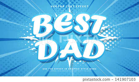 Best dad 3D editable text effect Template Best dad 3D editable text effect Template 141907103