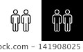 代表兩個人、一對或伴侶的圖標 141908025