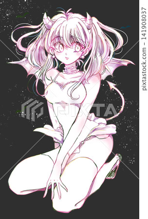 一個面目猙獰的女人(線描) 一個面目猙獰的女人(線描) 141908037