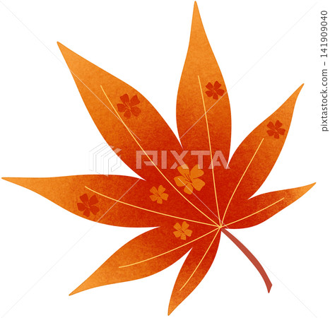 orange maple leaf orange maple leaf 141909040