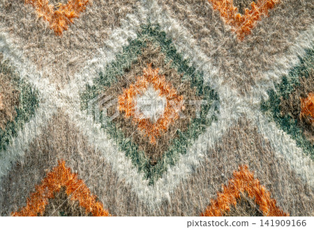 A close-up view of a wool blanket A close-up view of a wool blanket 141909166