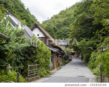京都佐賀鳥居本傳統建築保護區的景色 京都佐賀鳥居本傳統建築保護區的景色 141910149