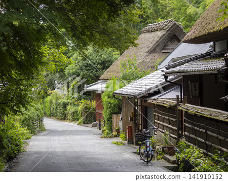 Scenery of the Saga Toriimoto Traditional Buildings Preservation District in Kyoto Scenery of the Saga Toriimoto Traditional Buildings Preservation District in Kyoto 141910152