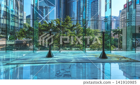 Hong Kong Aug 7 2026 Central financial district skyline framed Hong Kong Aug 7 2026 Central financial district skyline framed 141910985