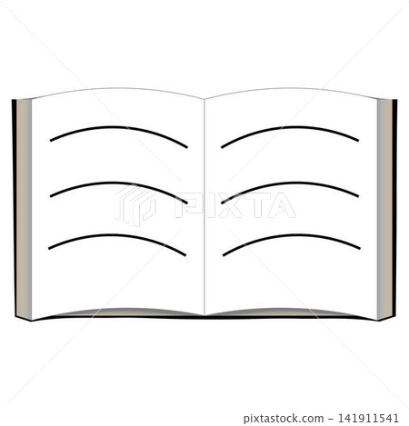 Open book graphic icon set isolated on white background Open book graphic icon set isolated on white background 141911541