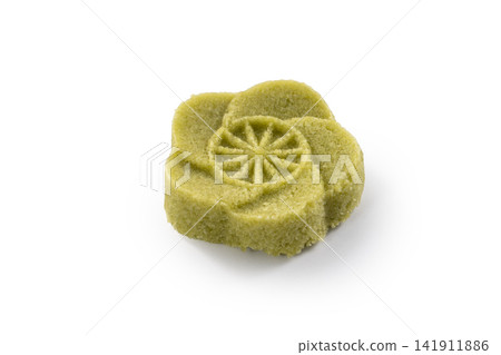 Mid-Autumn Festival, mooncake, mung bean cake, white base, back removed. Mid-Autumn Festival, mooncake, mung bean cake, white base, back removed. 141911886
