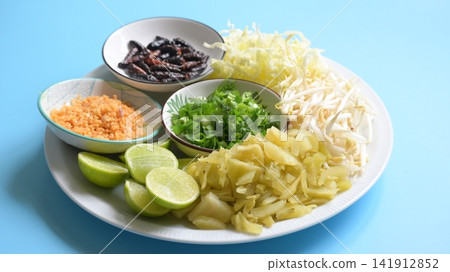 vegetable and condiment for northern soup of Thailand vegetable and condiment for northern soup of Thailand 141912852