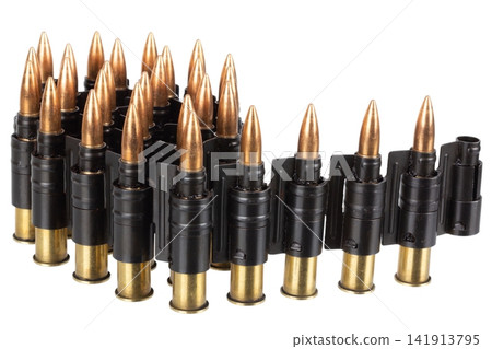Machine Gun Ammo Belt with Ammunition Machine Gun Ammo Belt with Ammunition 141913795